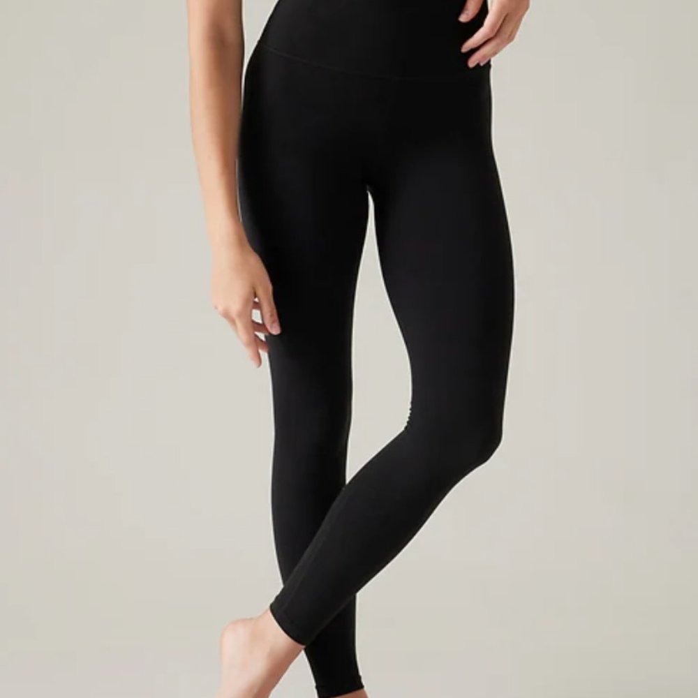 Athleta High Rise Elation Tight, Black, Medium